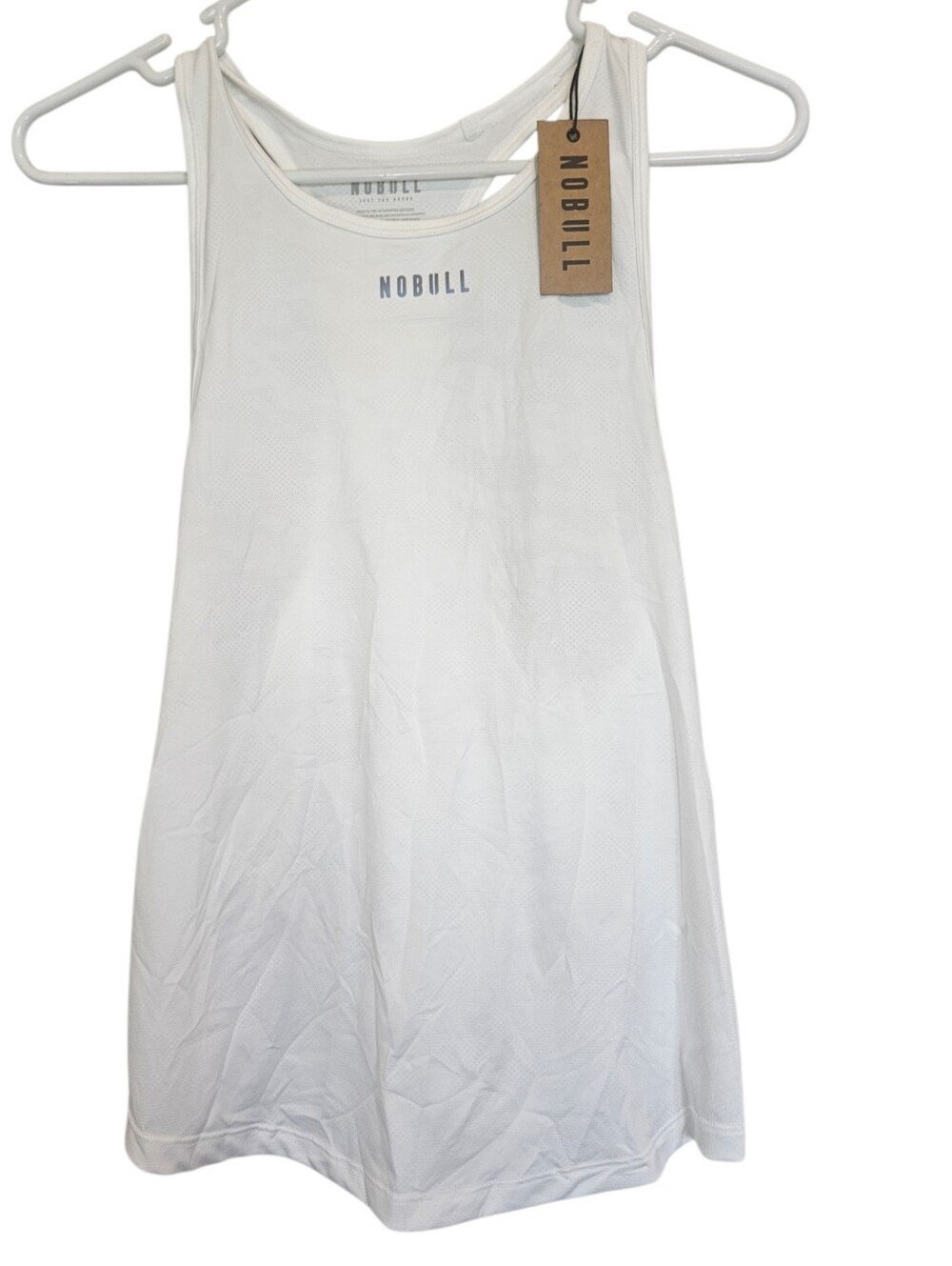 NOBULL Women's Racerback Performance Tank White Size Small NWT - Picture 2 of 6